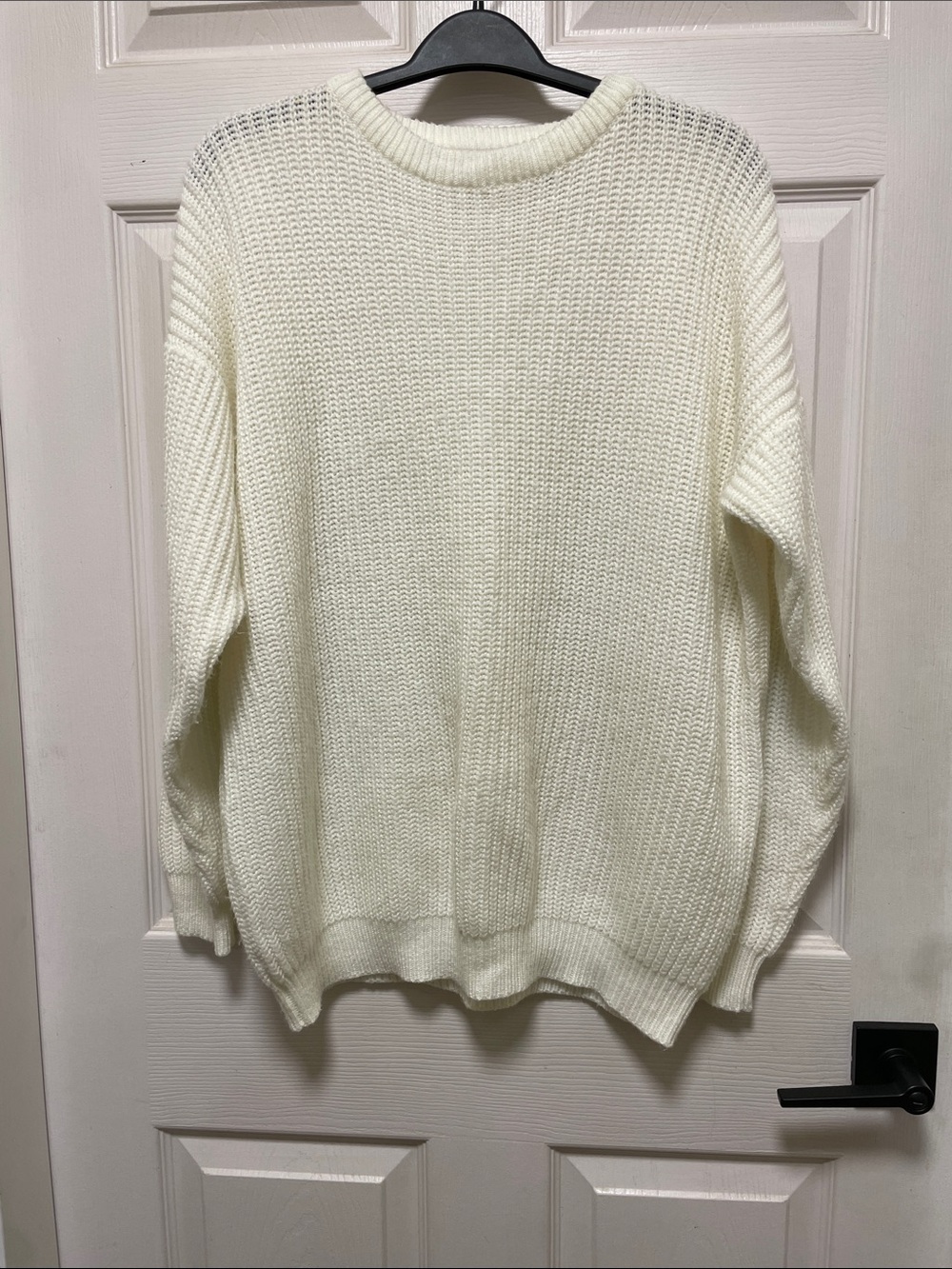 PERSPECTIVE | Vintage | Off-White | Crewneck Sweater | Classic Knit | Size M